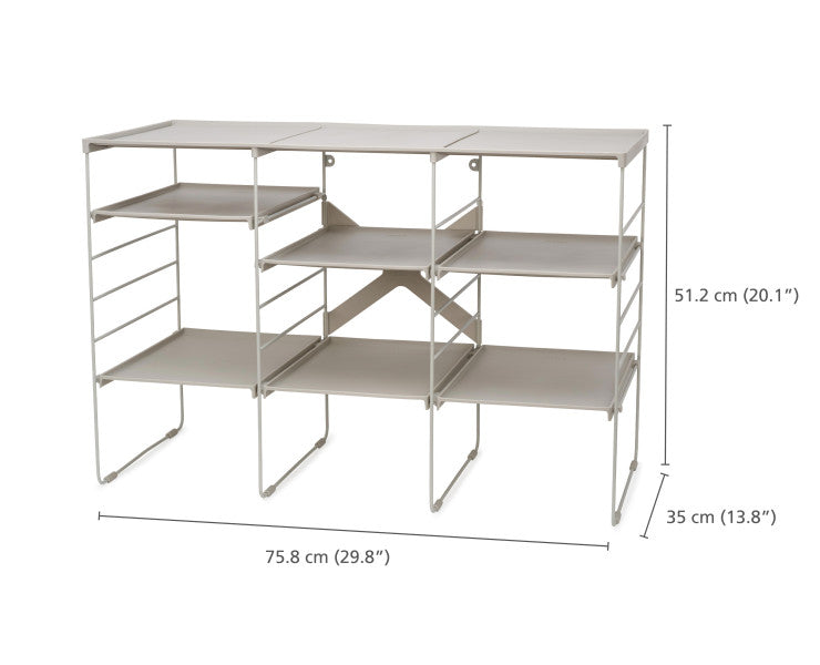 Joseph Joseph Level Plus Adjustable Shoe Rack - Triple image 1