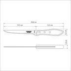 Tramontina Polywood Churrasco Fillet/Boning Knife 6" 16cm image 2