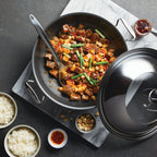 Circulon C-Series Hybrid Clad Stainless Steel Nonstick Induction Covered Wok 36cm image 1