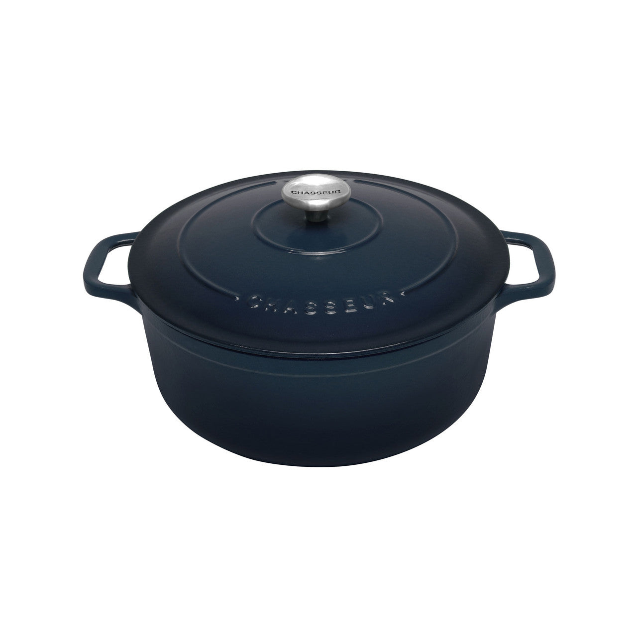 CHASSEUR ROUND FRENCH OVEN LIQUORICE BLUE image 0