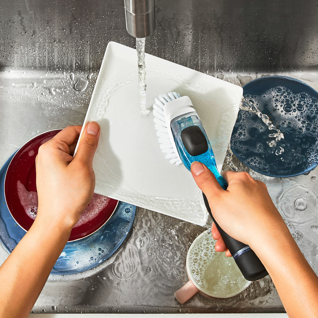 OXO Good Grips Soap Dispensing Dish Brush image 1
