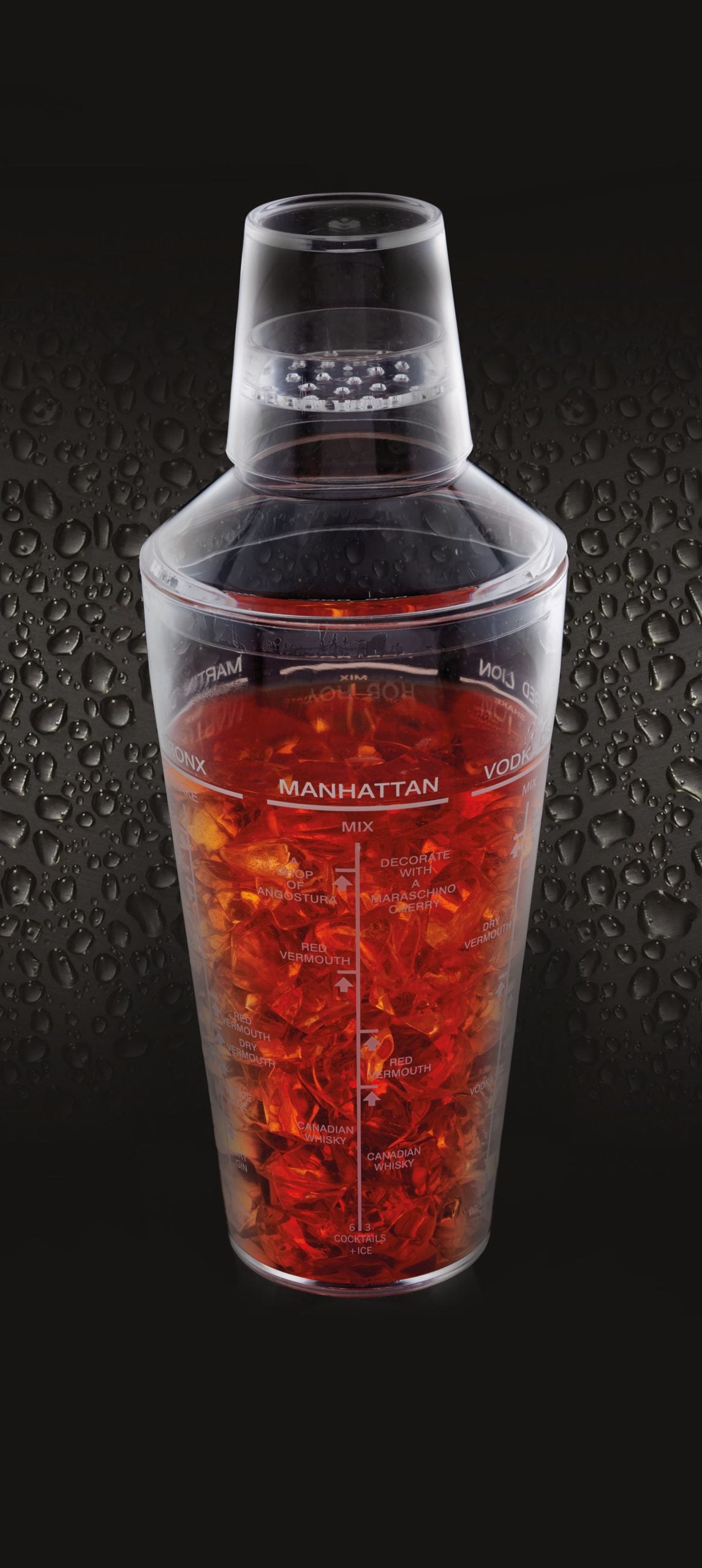 BarCraft Acrylic 700ml Cocktail Shaker image 2