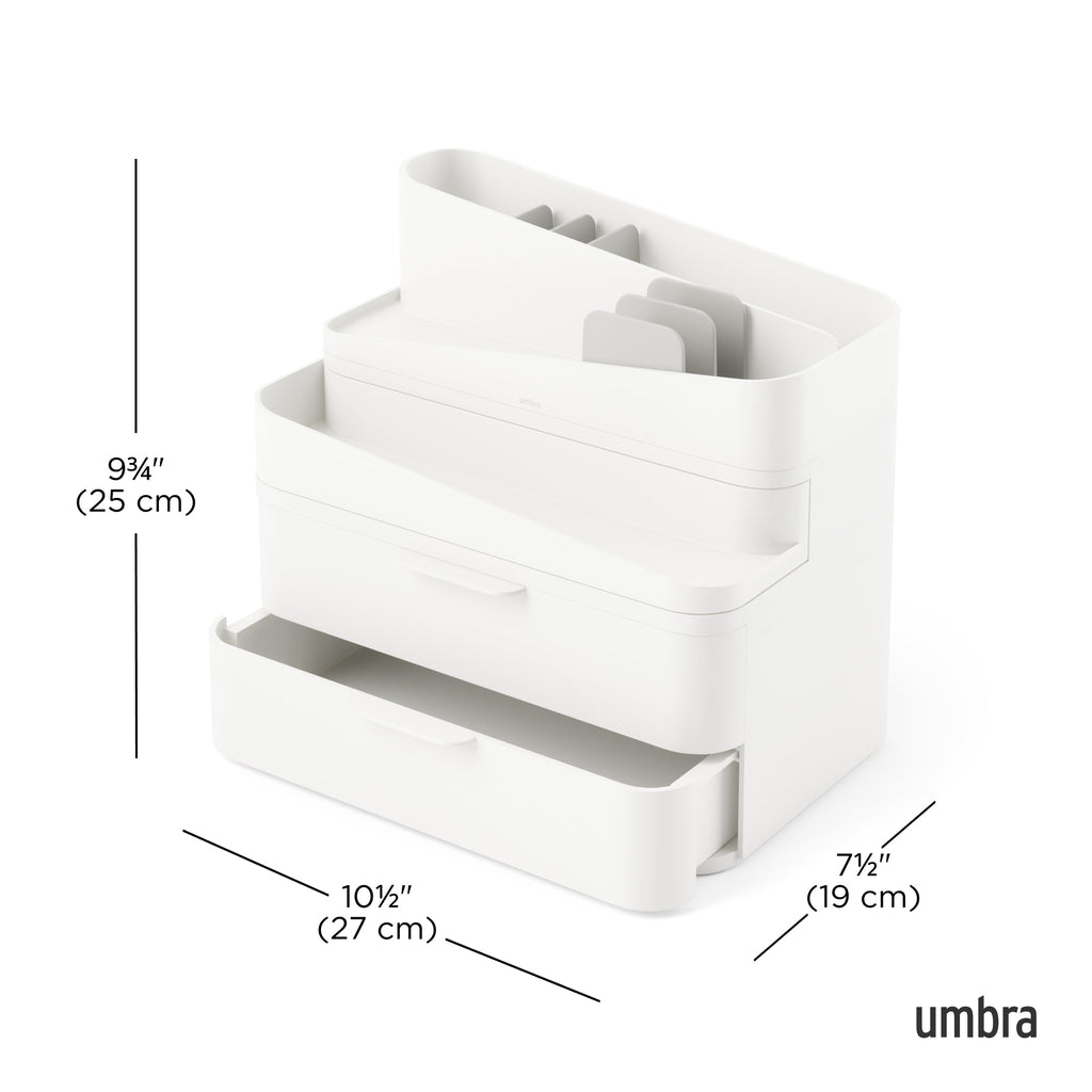Umbra Glam Organiser - Large - White/Grey image 5