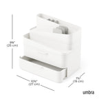 Umbra Glam Organiser - Large - White/Grey image 5