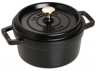 Staub Round Cocotte - 20cm Black image 0