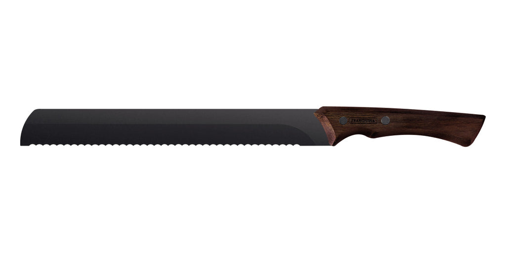 Tramontina Churrasco Black Collection Serrated Knife 10", 25cm image 0