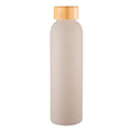 Avanti Velvet Coated Glass Water Bottle - 550ml - Frosted Grey image 0
