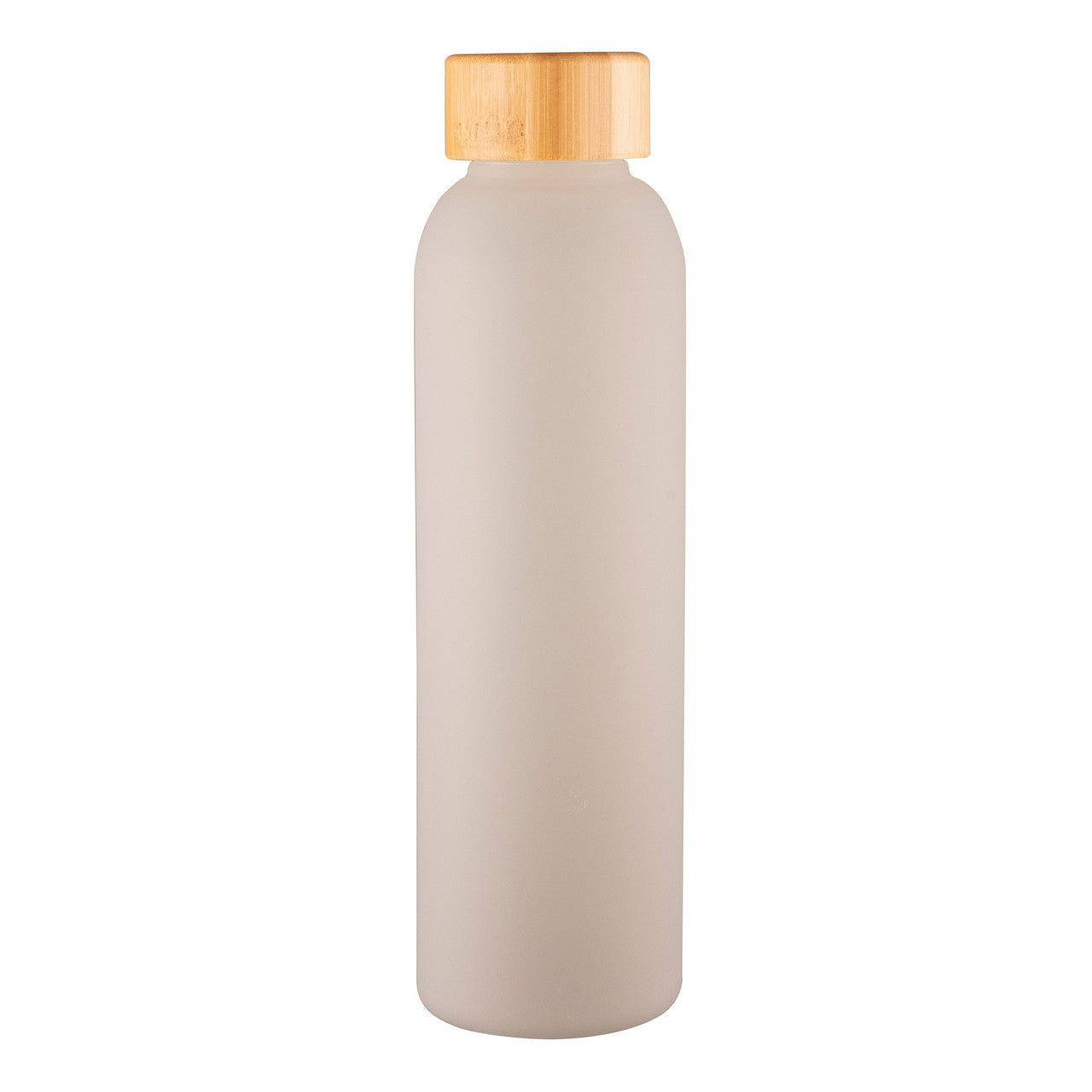 Avanti Velvet Coated Glass Water Bottle - 550ml - Frosted Grey image 0