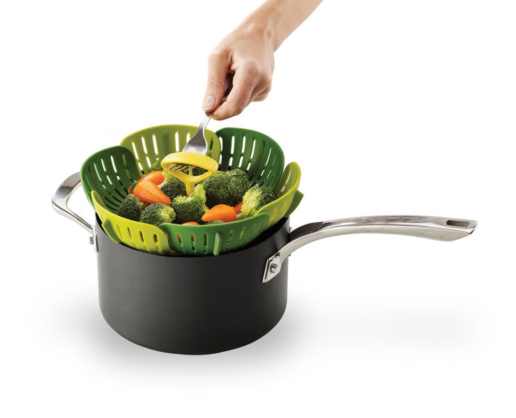Joseph Joseph Duo Folding Steamer Basket (Green) image 2