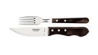 Tramontina Churrasco Jumbo Steak Cutlery 12 Piece Set - Brown image 0