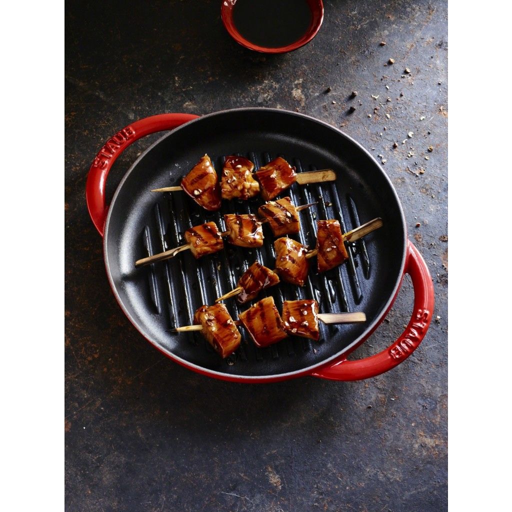 Staub Pure Grill - 26cm Cherry Red image 1
