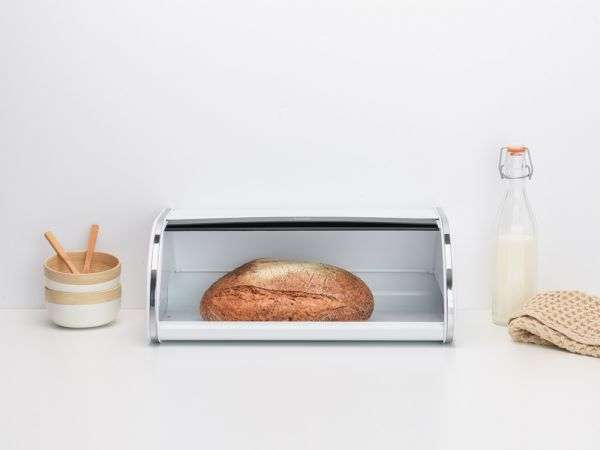 Brabantia Roll Top Bread Bin White image 1