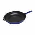 Chasseur Fry Pan with Cast Handle 28cm French Blue image 0