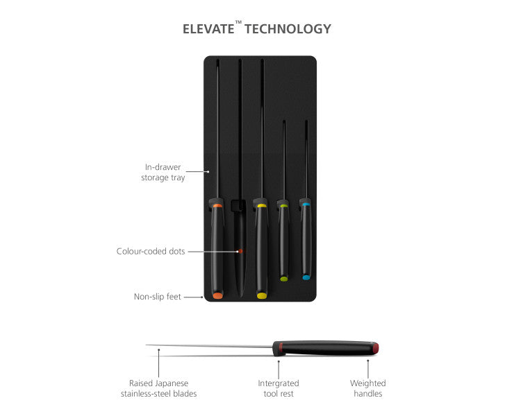 Joseph Joseph Elevate Knives 5-Piece image 2