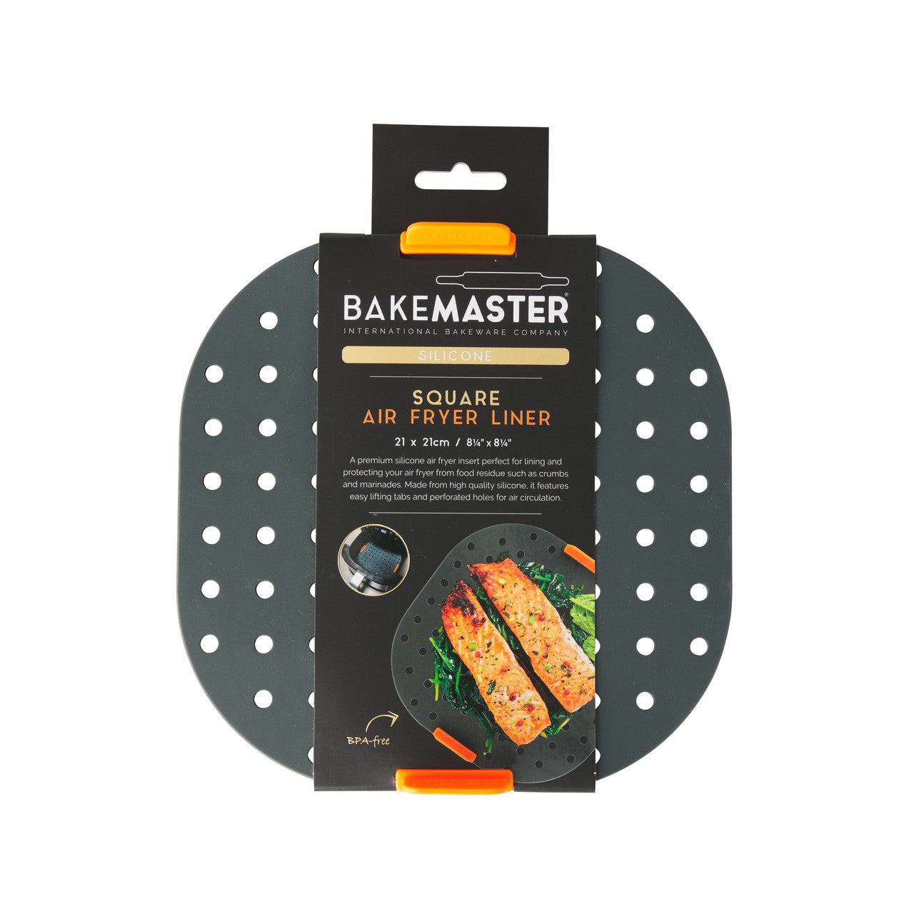 Bakemaster Silicone Square Air Fryer Liner 21 x 21cm image 4