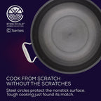 Circulon C-Series Hybrid Clad Stainless Steel Nonstick Induction Open Stirfry 32cm image 2