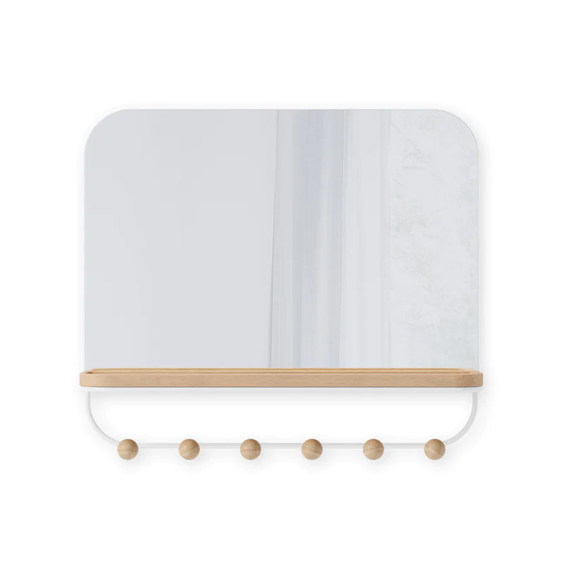 Umbra Estique Mirror with Hooks image 3