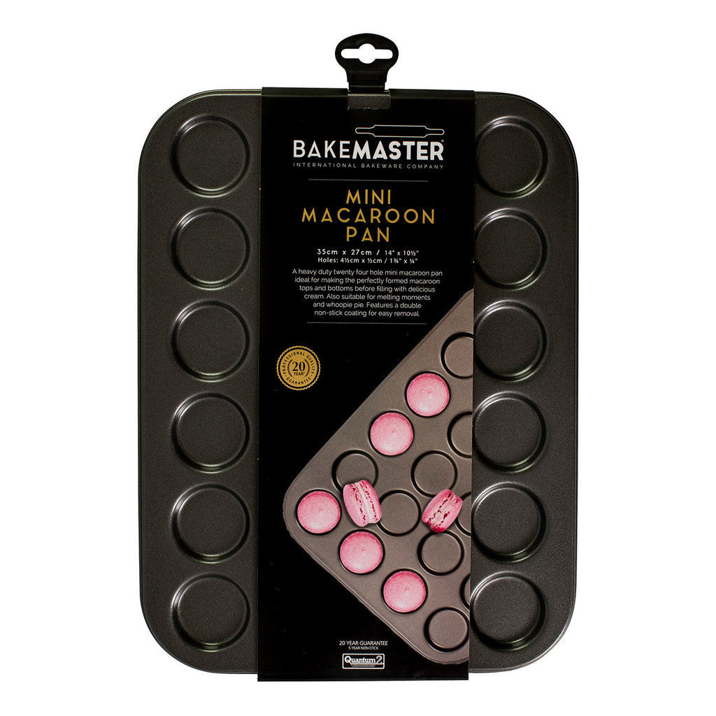 Bakemaster 24 Cup Mini Macaroon Pan 35 x 27cm - Non-stick image 2