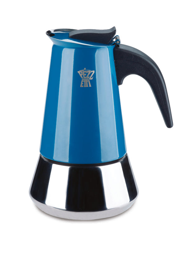 Pezzetti Teal Steelexpress Induction Espresso Maker 2C image 0