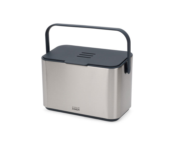 Joseph Joseph Collect 4L Stainless Steel Food Waste Caddy image 0