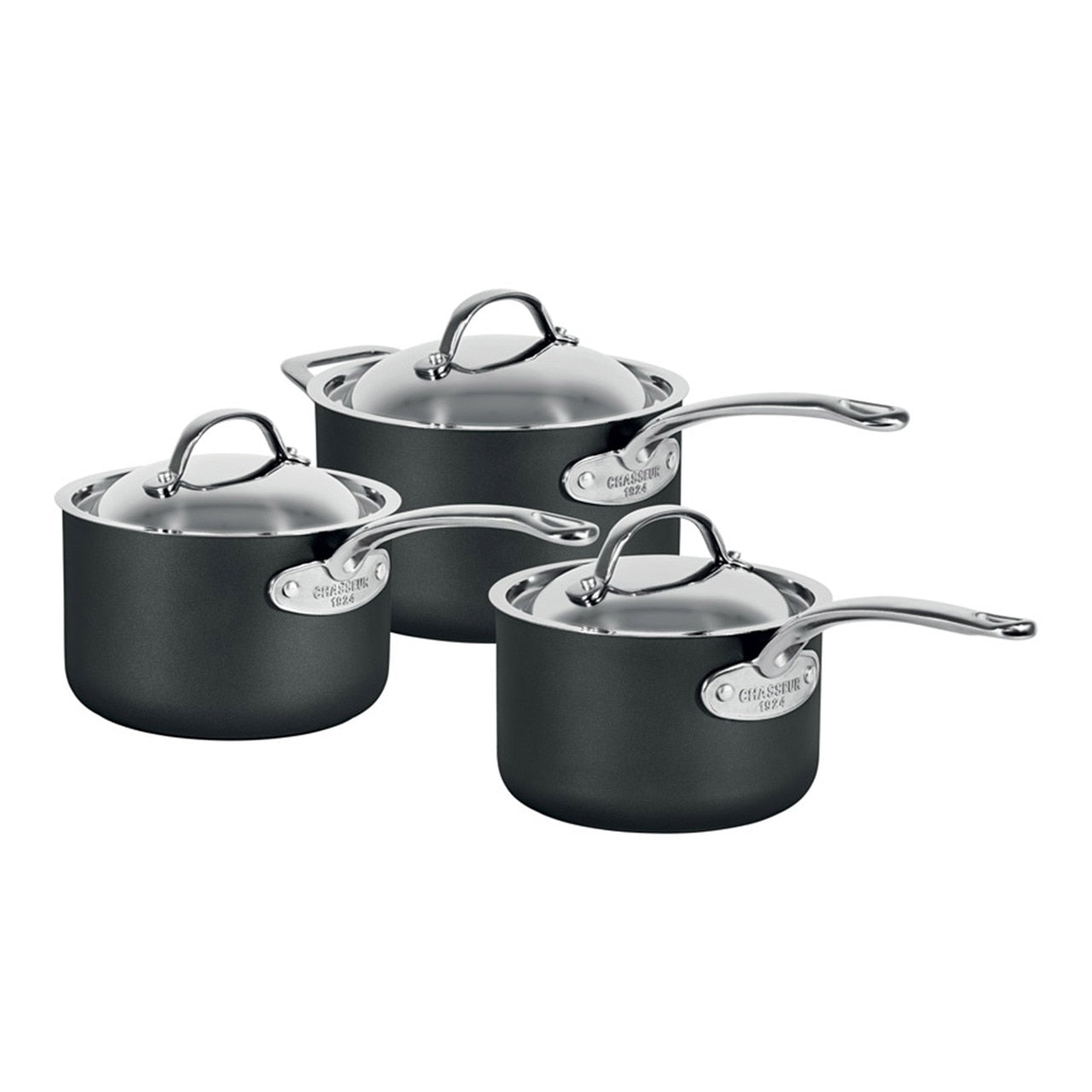 Chasseur Cinq Etoiles 3-Piece Saucepan Set image 0
