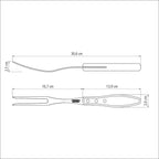 Tramontina Polywood Carving Fork 30cm image 2