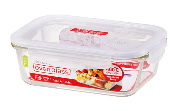 LocknLock Euro Glass Boroseal Heat Resistant Glass Rectangular - 1L image 0