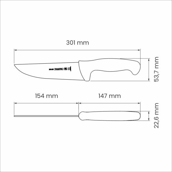 Tramontina Professional Master Black Meat Knife 6", 15cm image 2