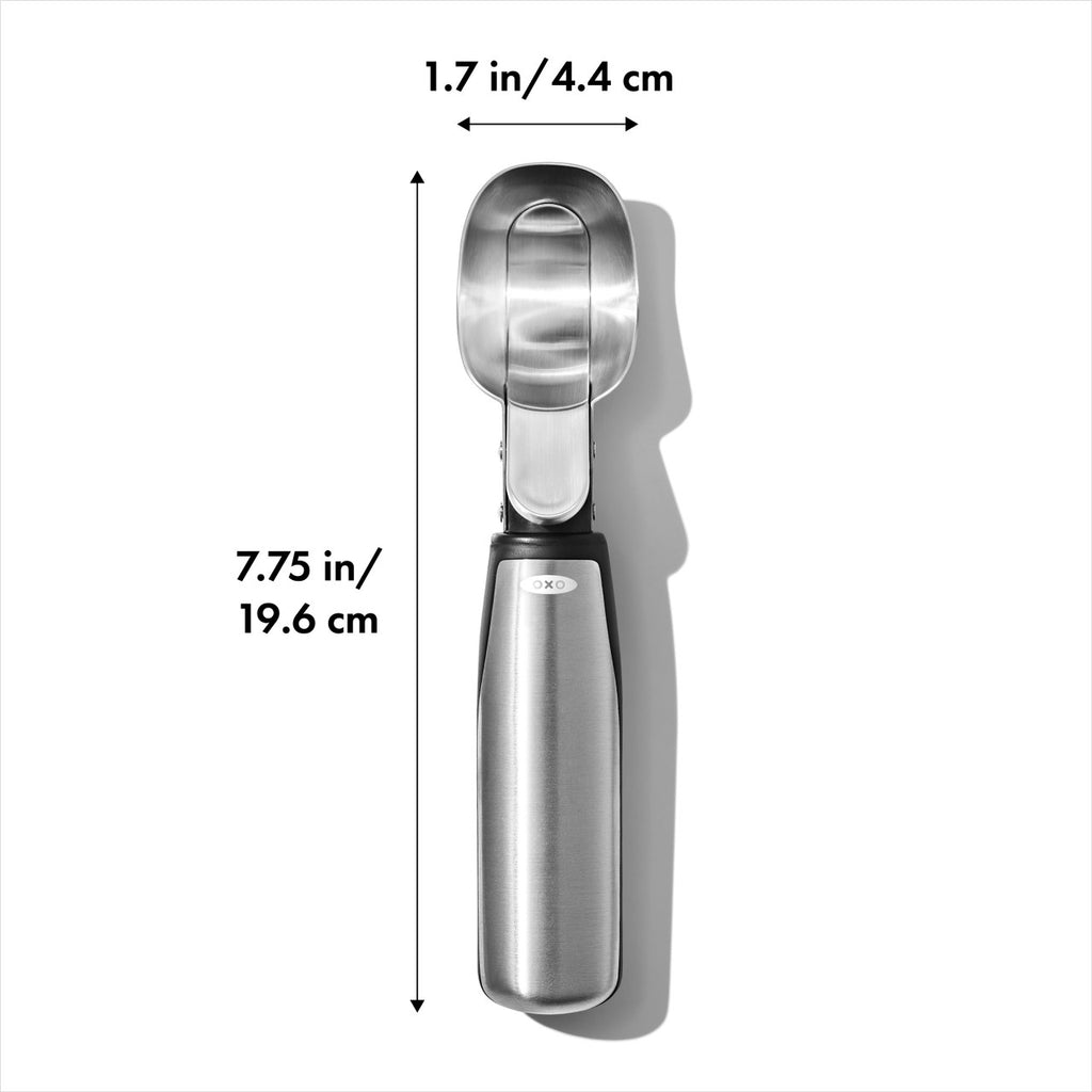 OXO Steel Lever Ice Cream Scoop image 1