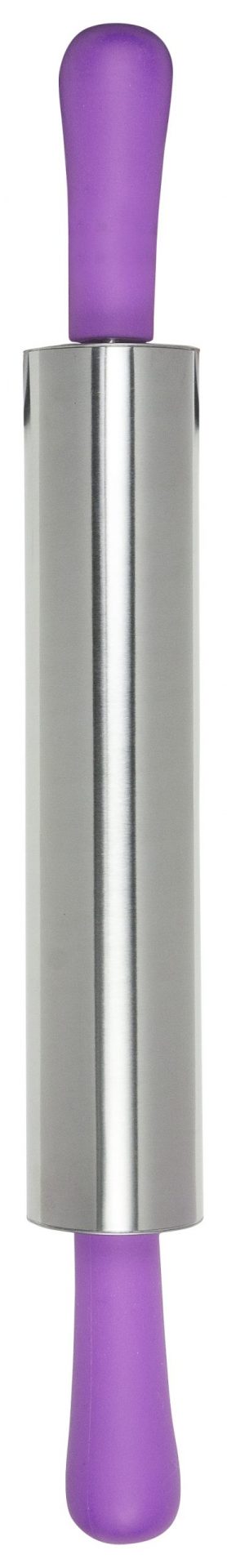 Taylors Silicone & S/Steel Rolling Pin Purple - Lesr44Pu image 0