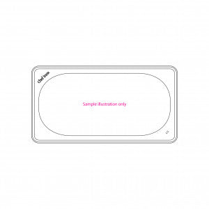 Chef Inox Utility Gastronorm Pan 1/9 100mm image 1