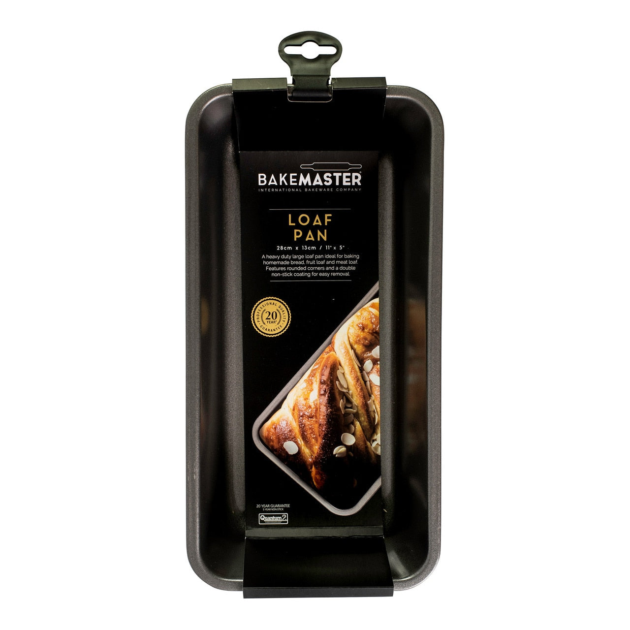 Bakemaster Large Loaf Pan, 28 X 13 X 7Cm - Non-Stick image 2