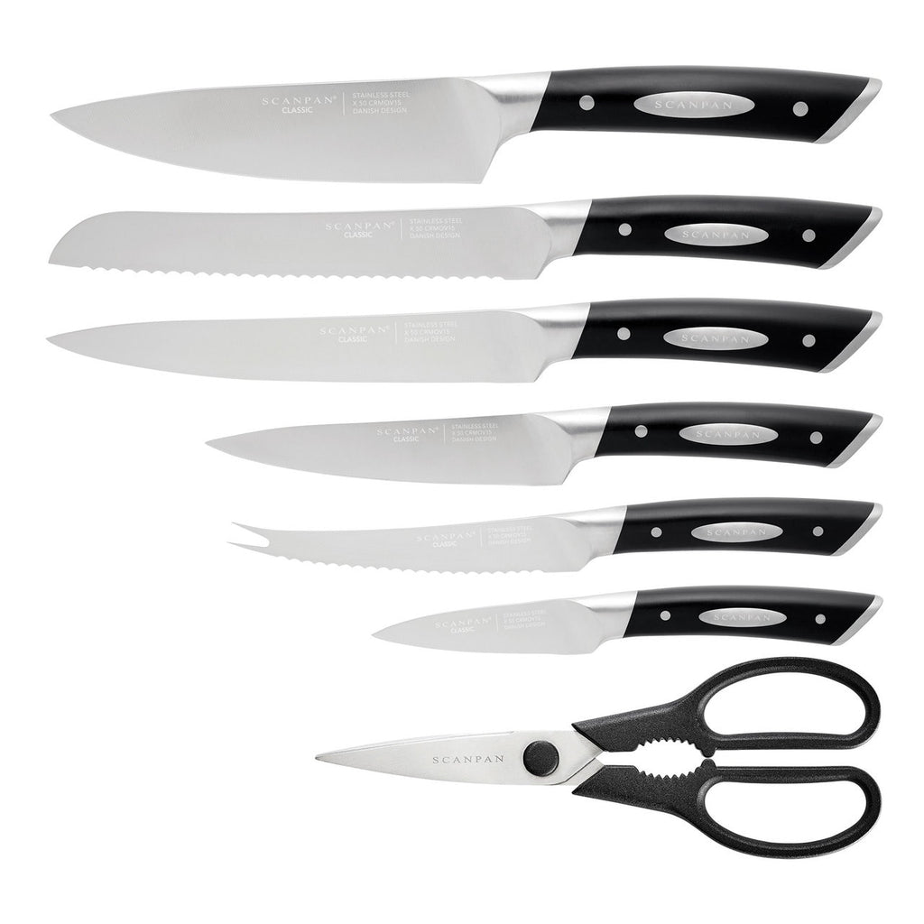 Scanpan Classic 8 Piece Knife Block Set image 1