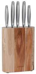 Wiltshire Metropolitan Stainless Steel Block - 6Piece