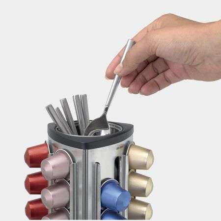 Brabantia Coffee Capsule Dispenser Matt Steel image 1