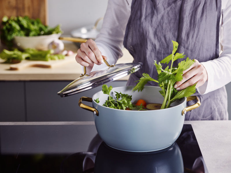 GreenPan Padova Smokey Blue Covered Casserole 24cm/4.7L image 3
