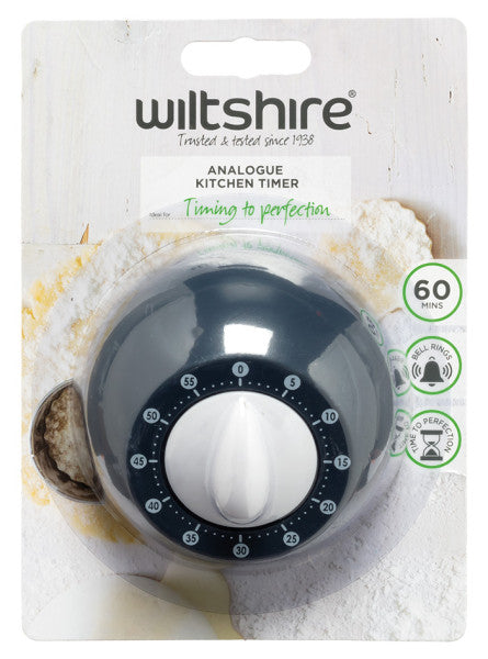 Wiltshire Wind Up Timer - Grey
