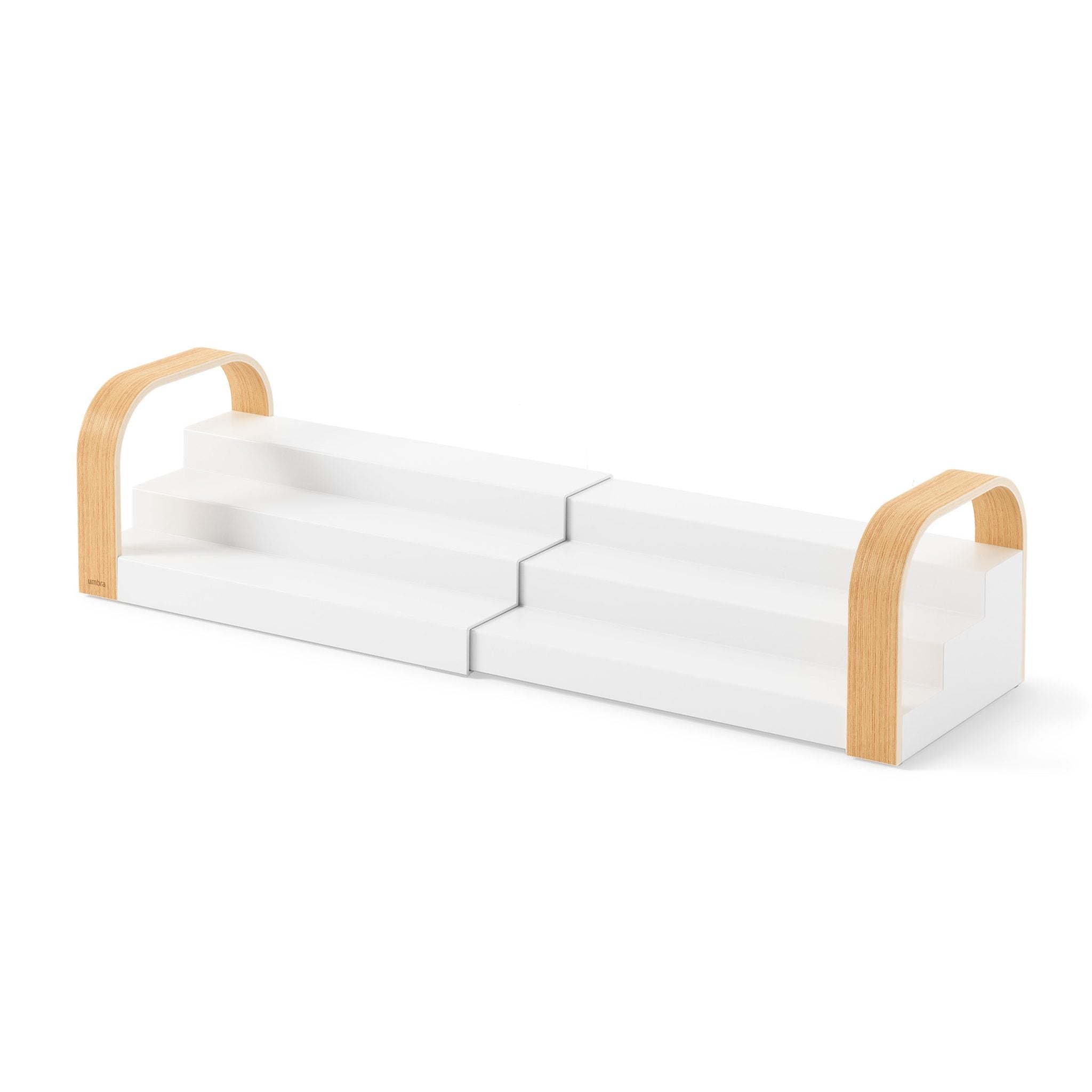 Umbra Bellwood 3-Tier Spice Shelf White/Natural image 4