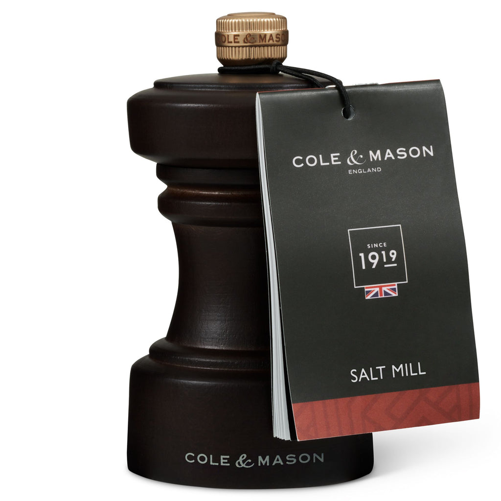 Hoxton Chocolate Wood Salt Mill 104mm image 4