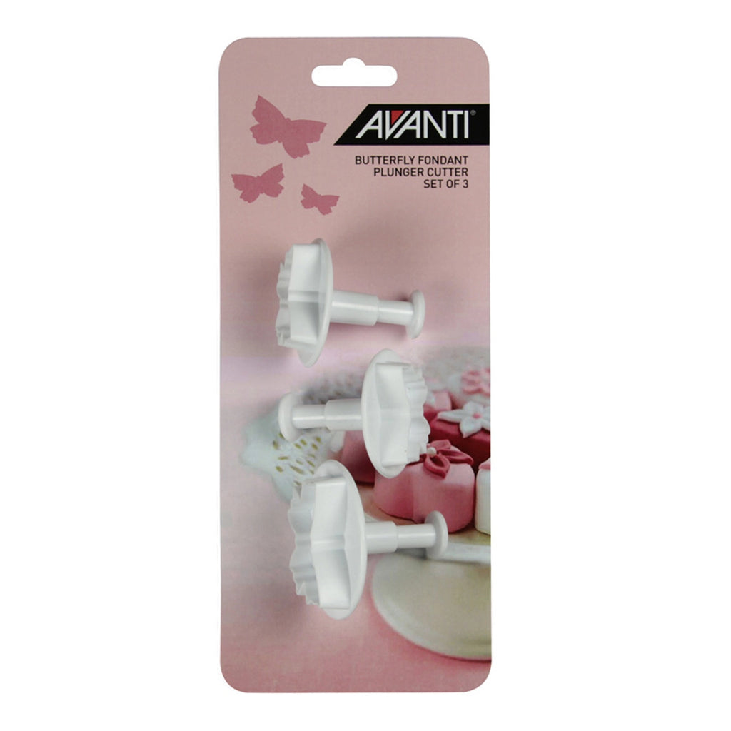 Avanti Butterfly Fondant Plunger Cutter Set - 3 Piece image 0