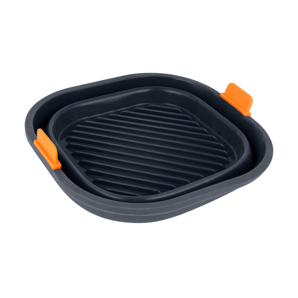 Bakemaster Silicone Collapsible Square Air Fryer Insert 21 x 21 x 6.5cm image 1