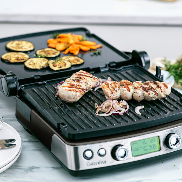GreenPan Contact Grill- Black image 3