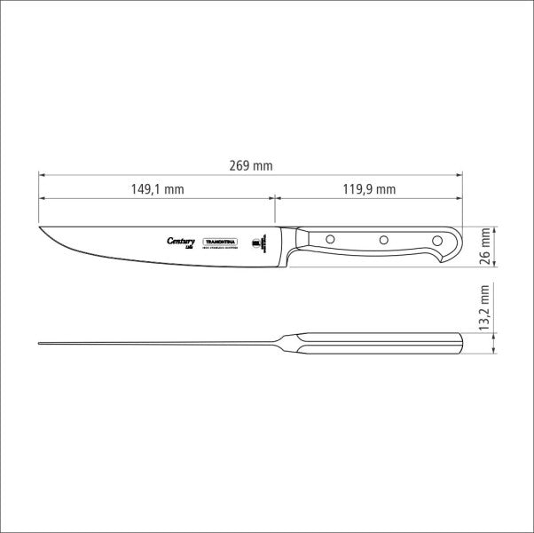 Tramontina Century Forged Utility Knife 6", 15cm image 3