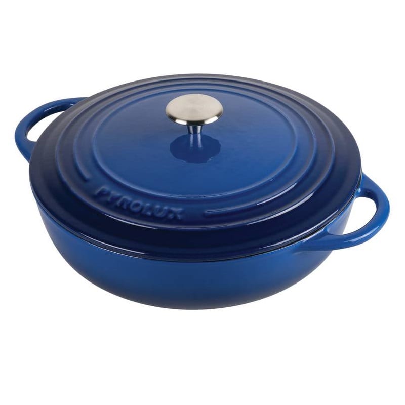 Pyrolux Pyrochef Cast Iron Blue Chef Pan 24cm image 0
