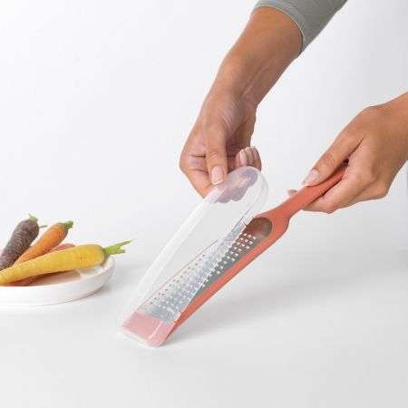 Brabantia Coarse Grater Plus Cover, Tasty+ - Terracotta Pink image 1