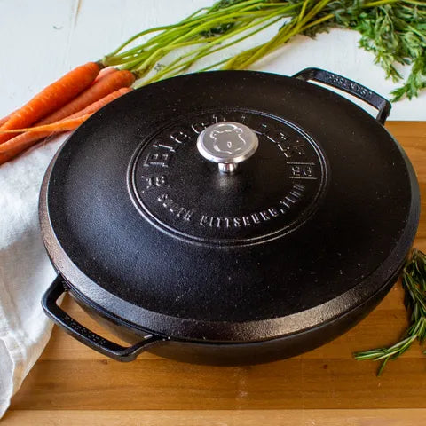 Lodge Blacklock Braiser with Lid 3.7L image 2