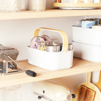 Umbra Bellwood Storage Bin - Medium - White/Natural image 1