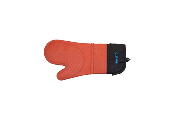 Cuisena Silicone & Fabric Oven Glove - Red