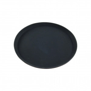 Chef Inox Utility Round Tray Non Stick 350mm Black image 0