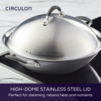 Circulon ScratchDefense A1 Nonstick Induction Covered Wok 36cm image 5